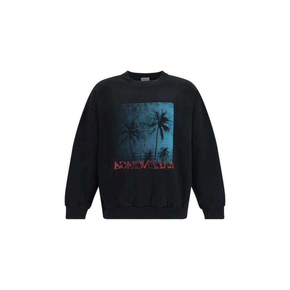 Balenciaga Black Cotton Men's Sweatshirt
